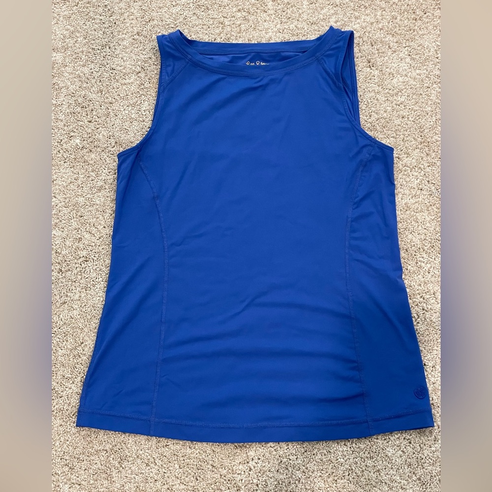 Lilly Pulitzer Renay tank in Borealis Blue size Small